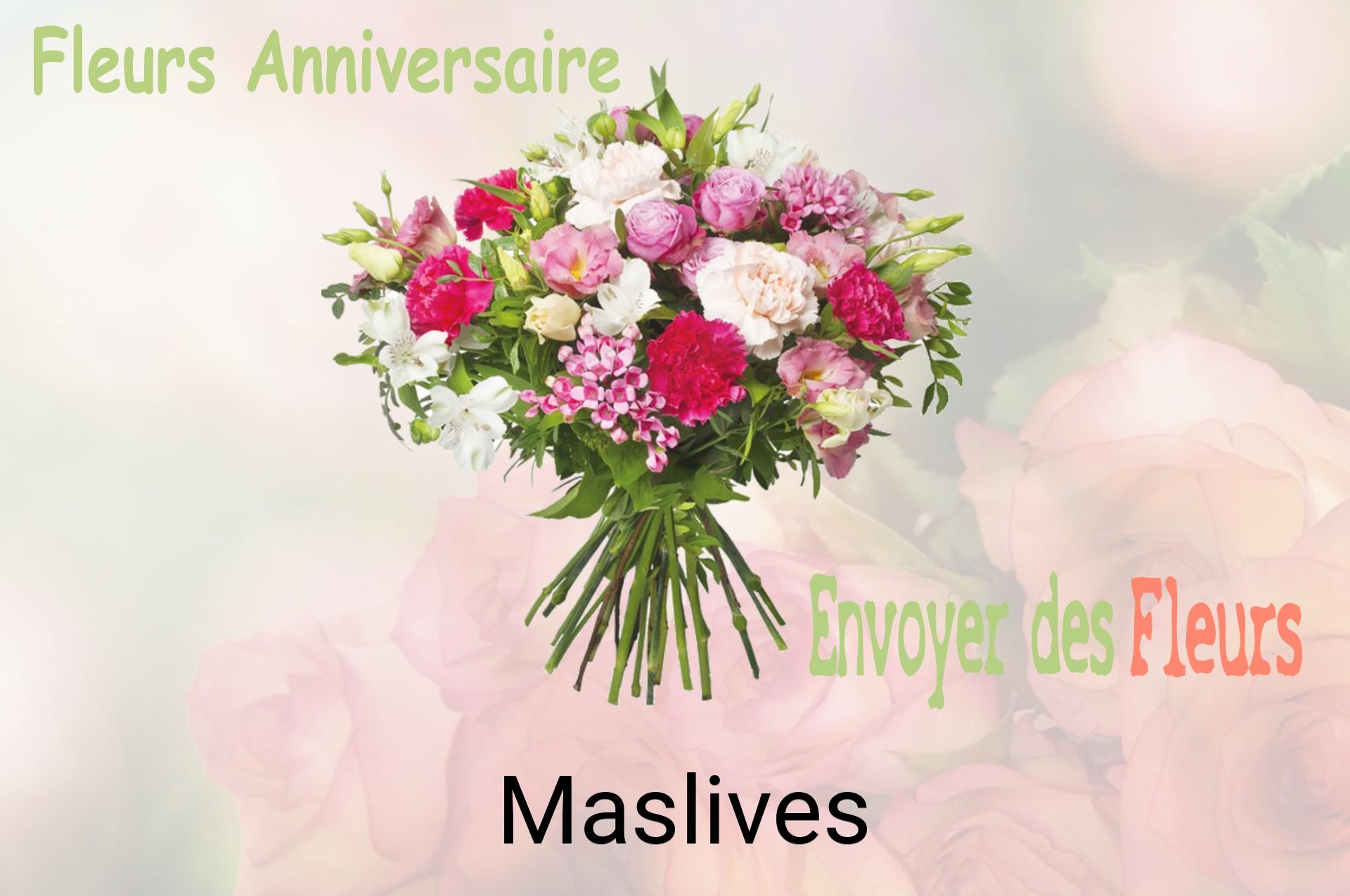 Bouquet de fleurs d’anniversaire livré à Maslives